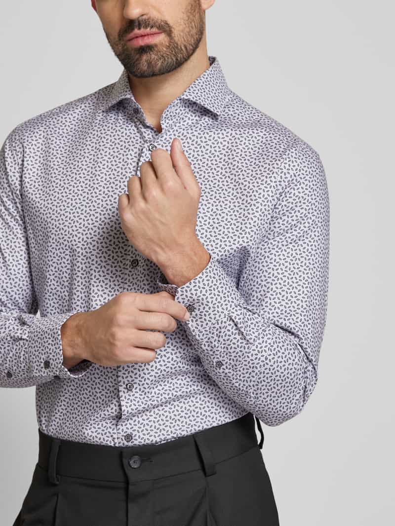 Eterna Modern fit zakelijk overhemd met haaikraag