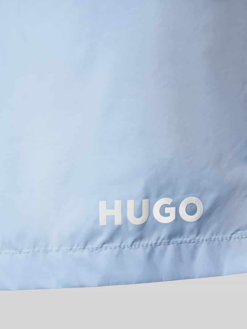 HUGO Relaxed fit zwembroek met labelprint model 'HAITI'