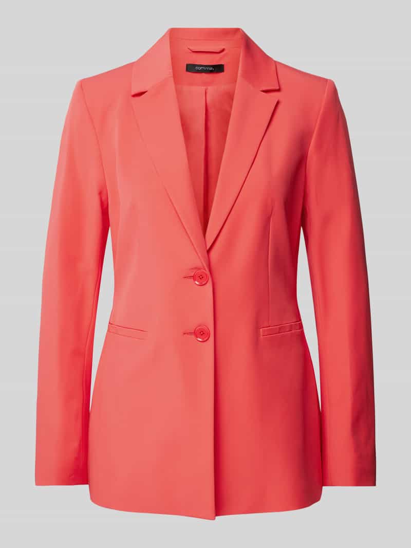 comma Blazer met strookzakken