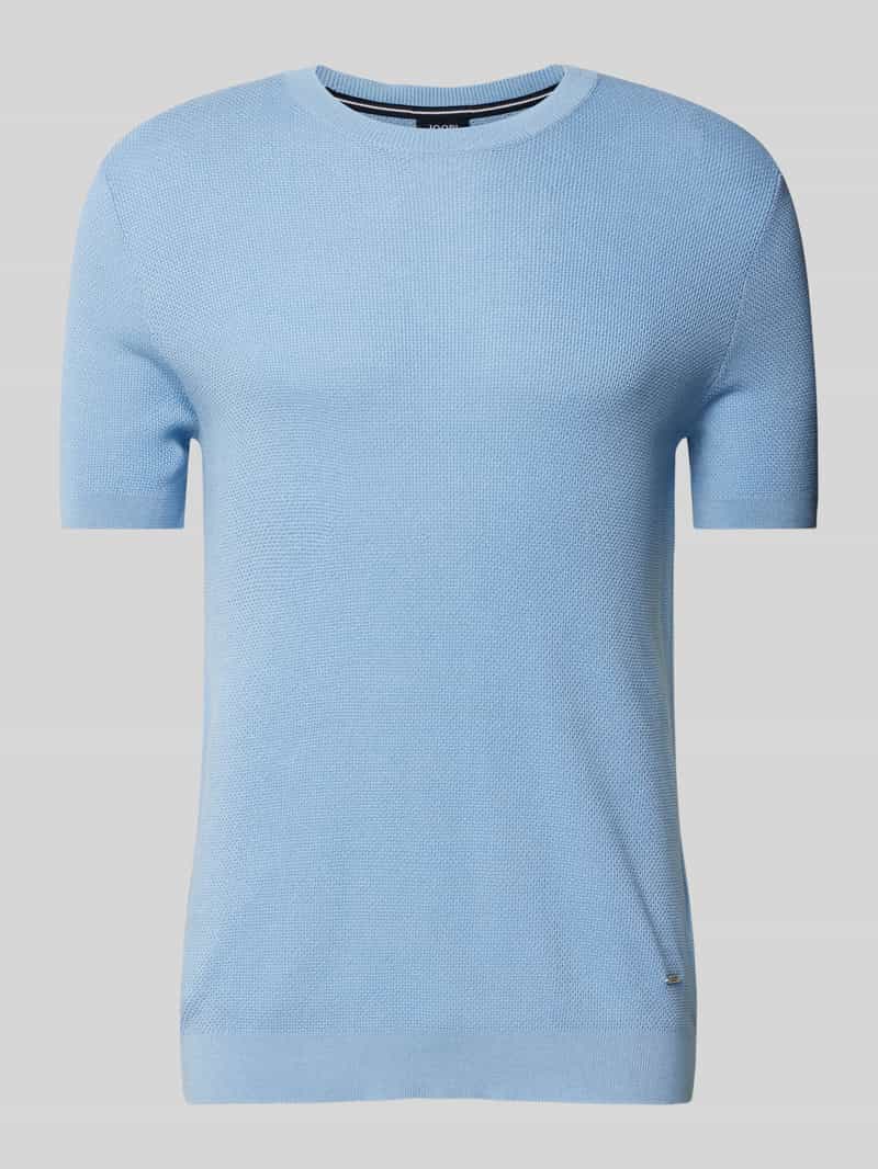 JOOP! Collection T-shirt in gebreide look model 'Valdro'