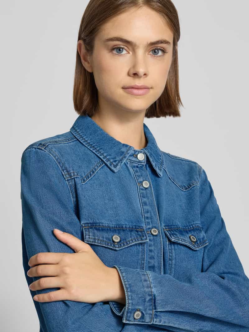 Only Oversized jeansjurk van katoenmix model 'LISA'