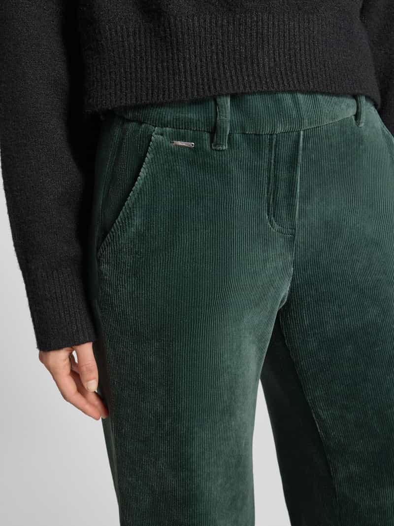 BRAX Corduroy broek met elastische band en steekzakken model 'MAINE'