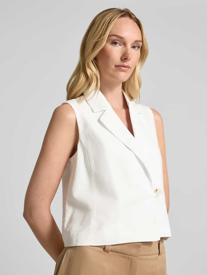 Opus Gilet met linnen model 'Wino'