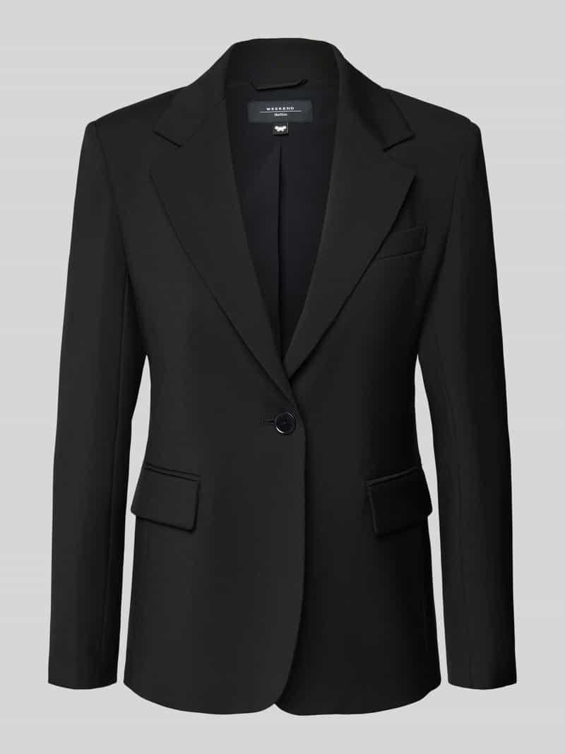 Weekend Max Mara Shaped fit lange blazer van zuivere scheerwol model 'LAMINE'