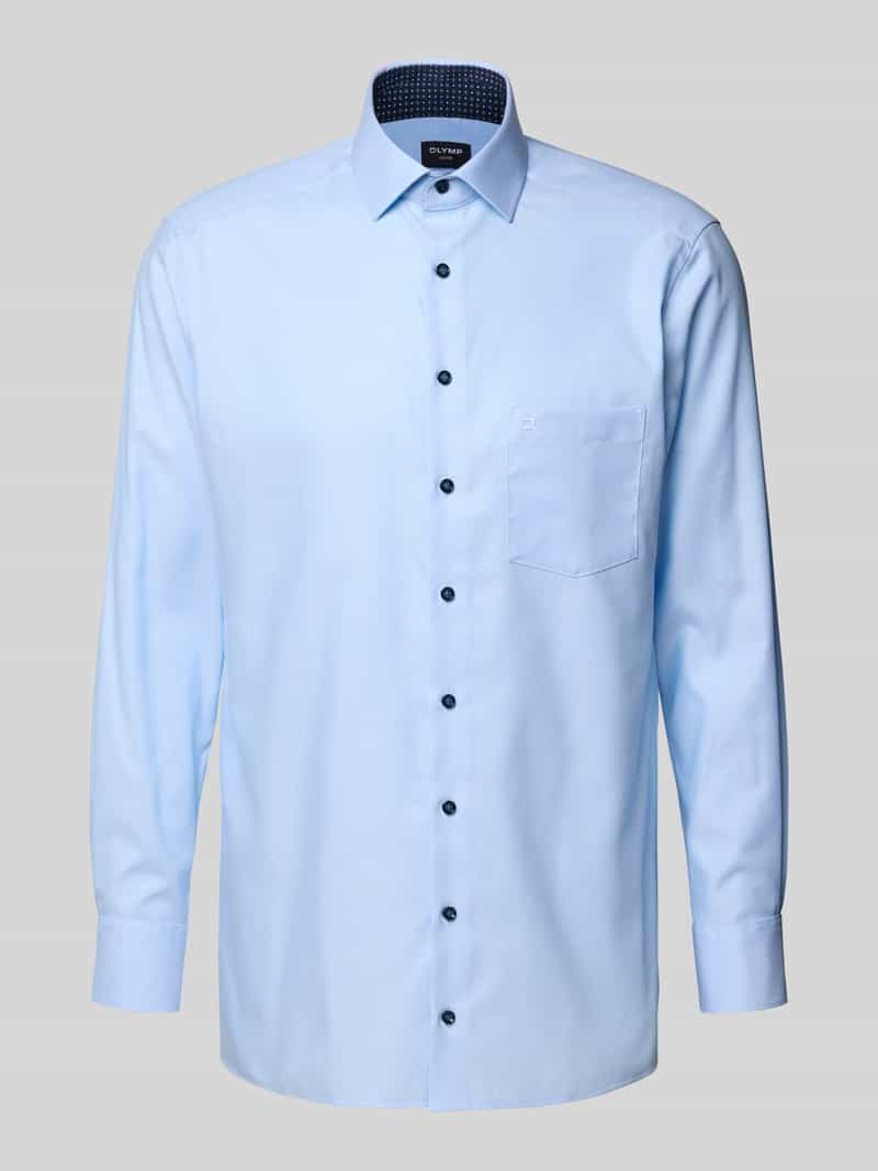 Olymp Modern fit zakelijk overhemd met kentkraag model 'Global Kent'