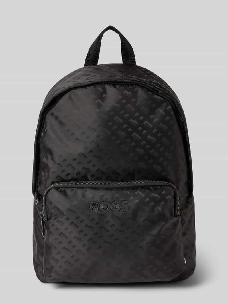 Boss Rugzak met labeldetails model 'Catch 3.0'