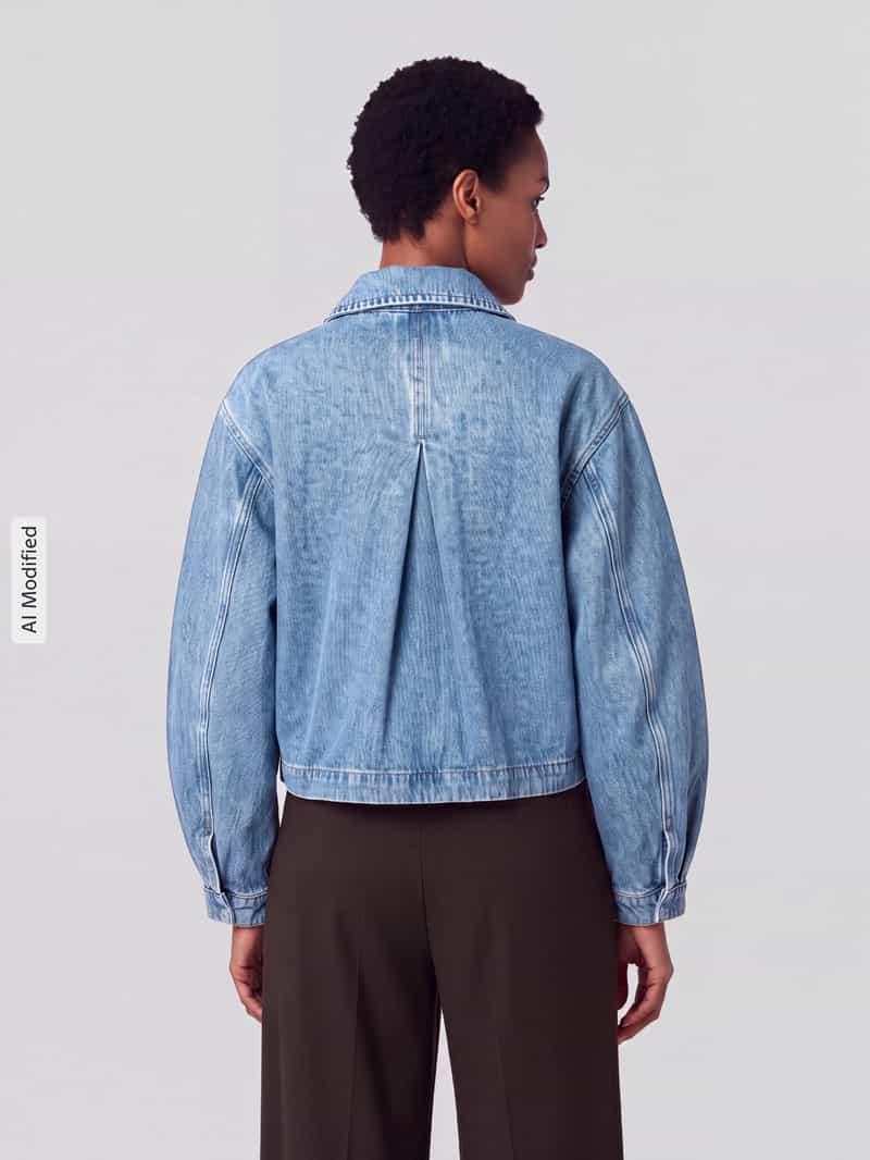 Marc O'Polo DENIM relaxed fit jeansjack van puur katoen