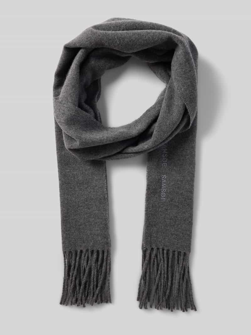 Samsøe Sjaal van een mix van wol en kasjmier model 'JOLLY'