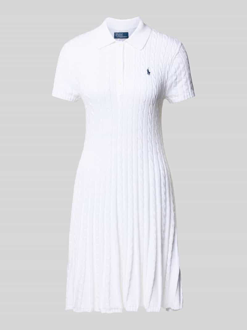 Polo Ralph Lauren Knielange jurk met kabelpatroon