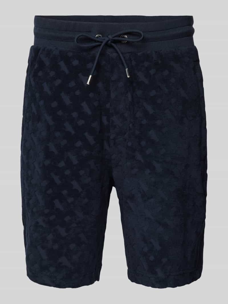 Boss Regular fit bermuda met structuurmotief model 'Lamson'