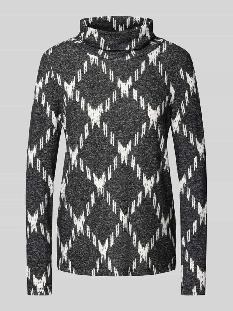 Street One Shirt met lange mouwen met coltrui