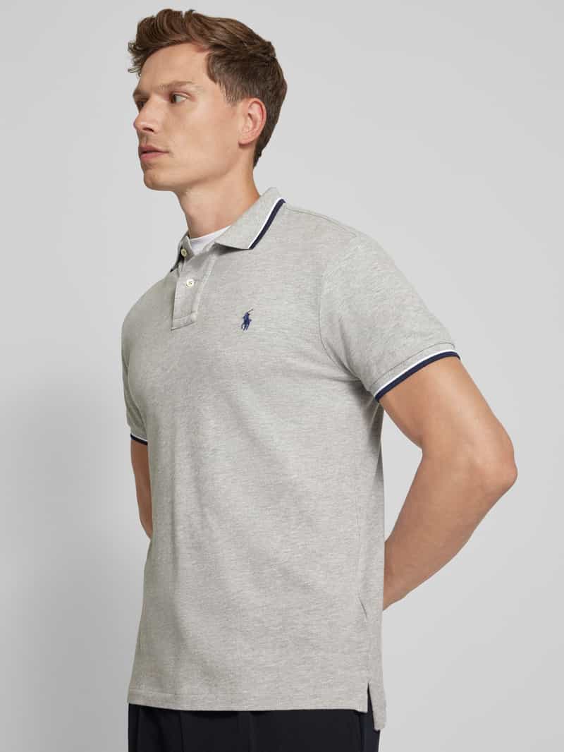 Polo Ralph Lauren Custom slim fit poloshirt met logostitching