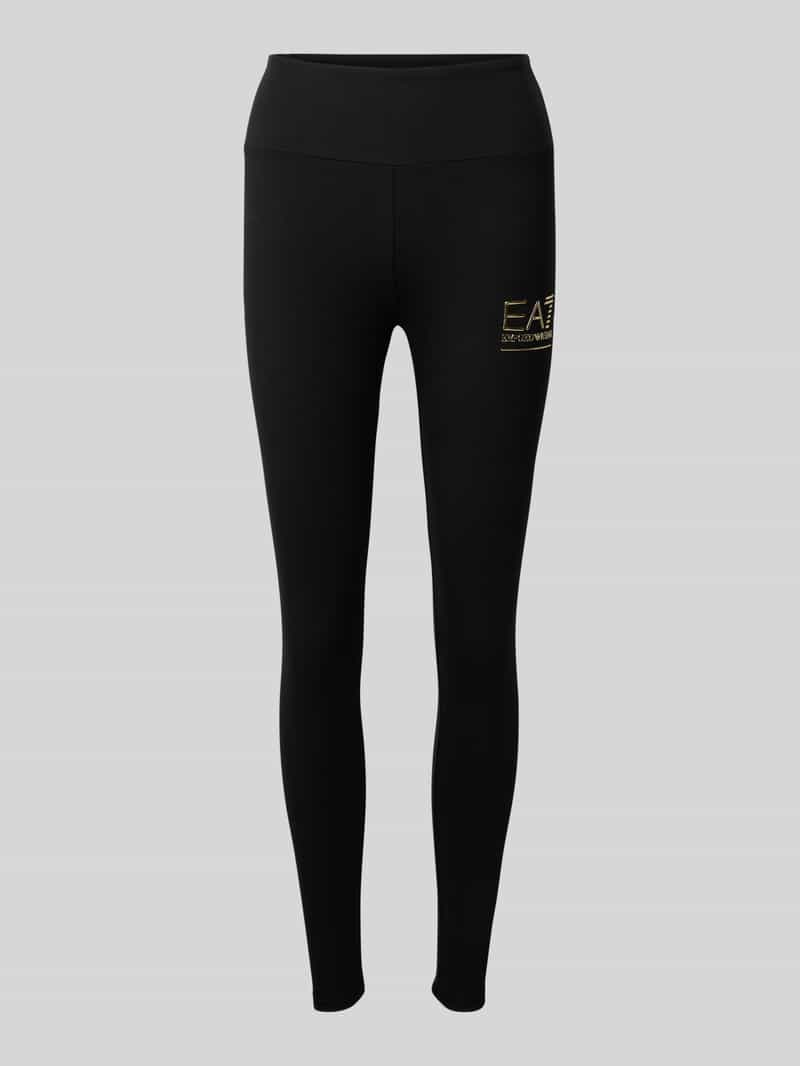EA7 Emporio Armani High waist legging met labeldetail