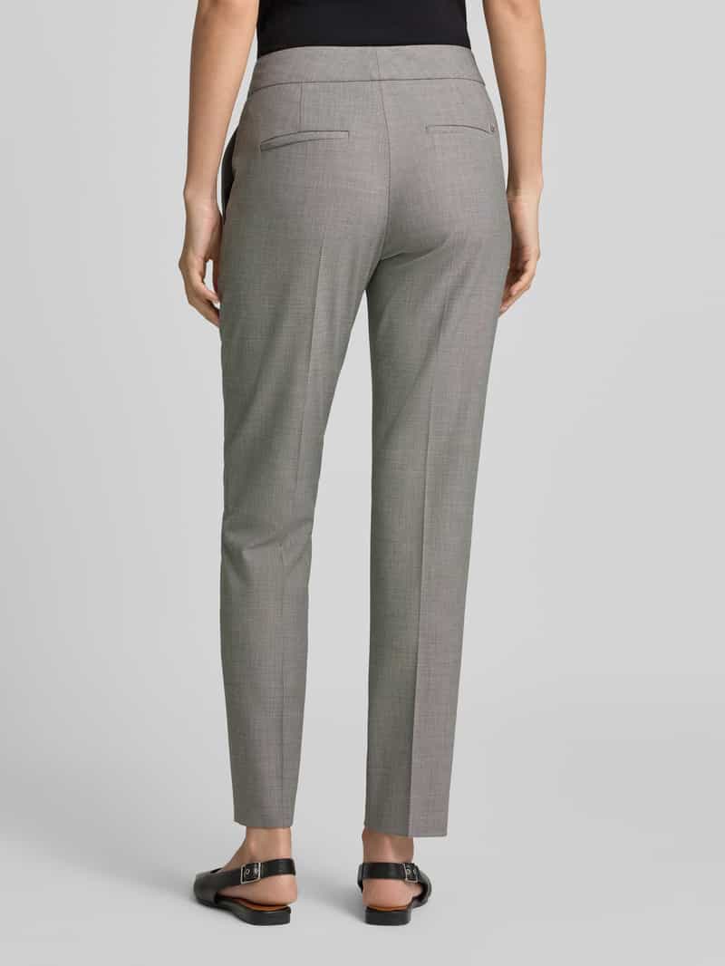 HUGO Mid Waist zakelijke broek met persplooien