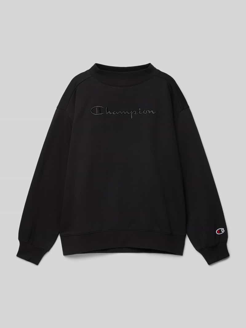 Champion Sweatshirt met labelstitching