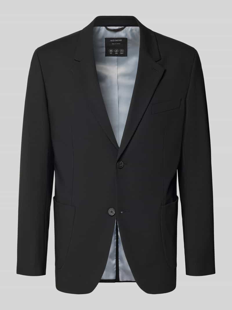 regular fit colbert met viscose