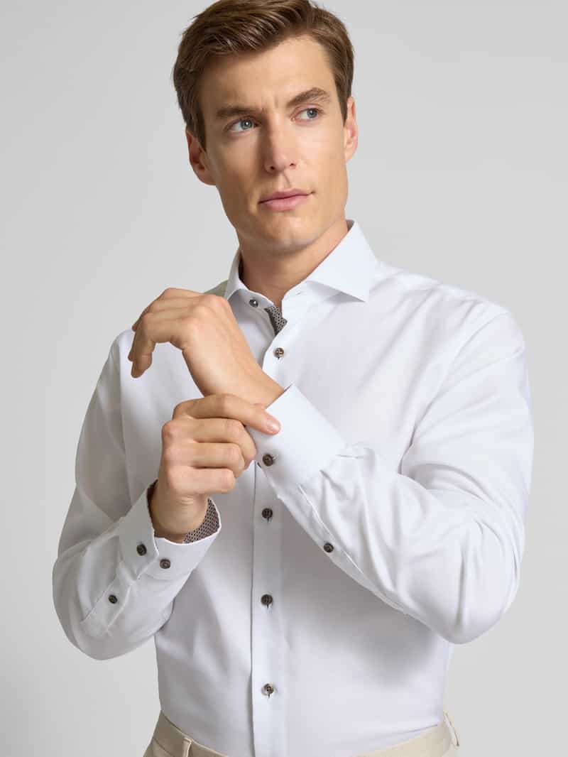 Eterna Regular fit zakelijk overhemd van puur katoen model 'Kent'