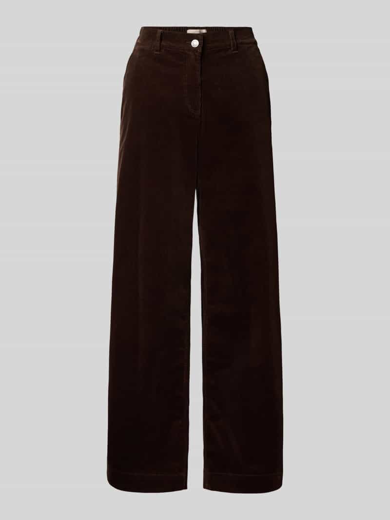 FREE QUENT Corduroy broek met wijde pijpen model 'Cordy'