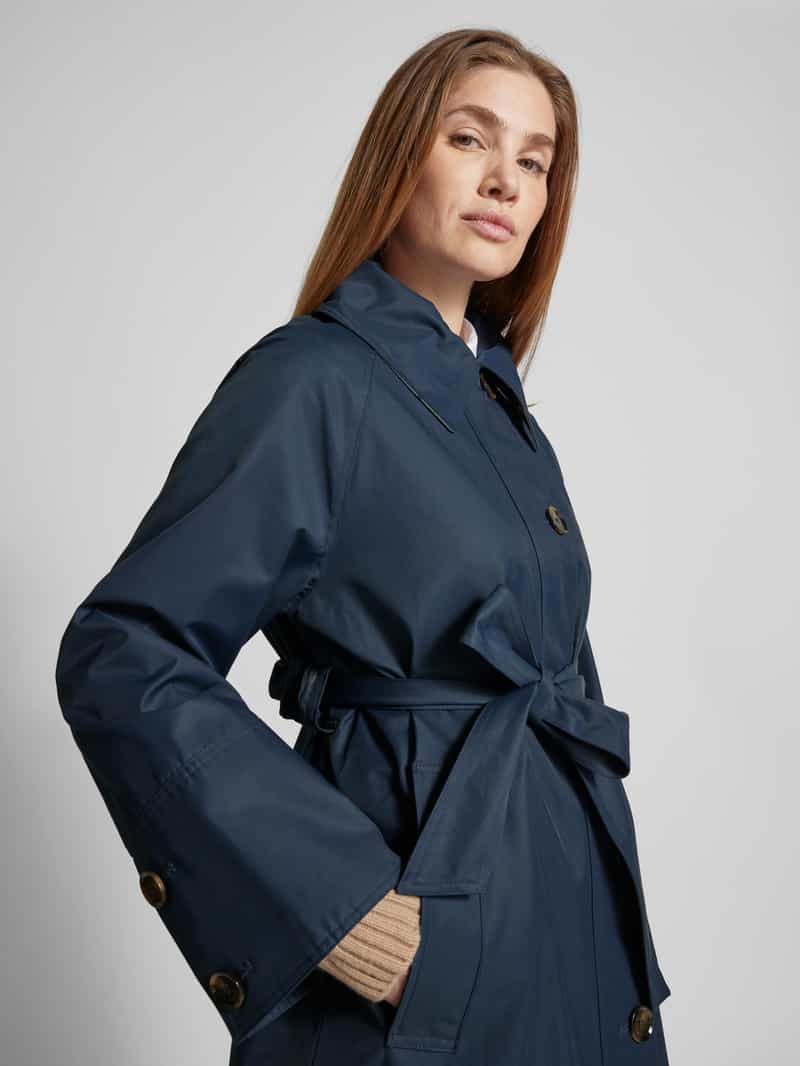 Barbour Lange jas met platte kraag model 'Beatrix'