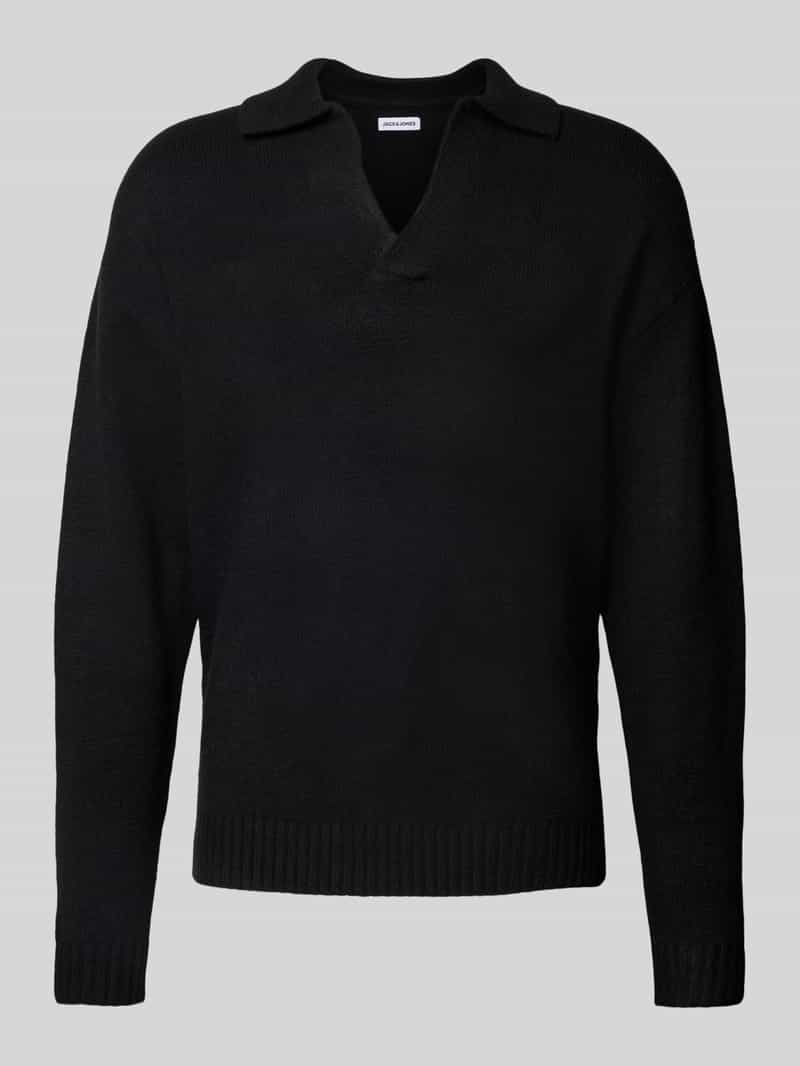 jack & jones Gebreide pullover met V-hals model 'SOHO'