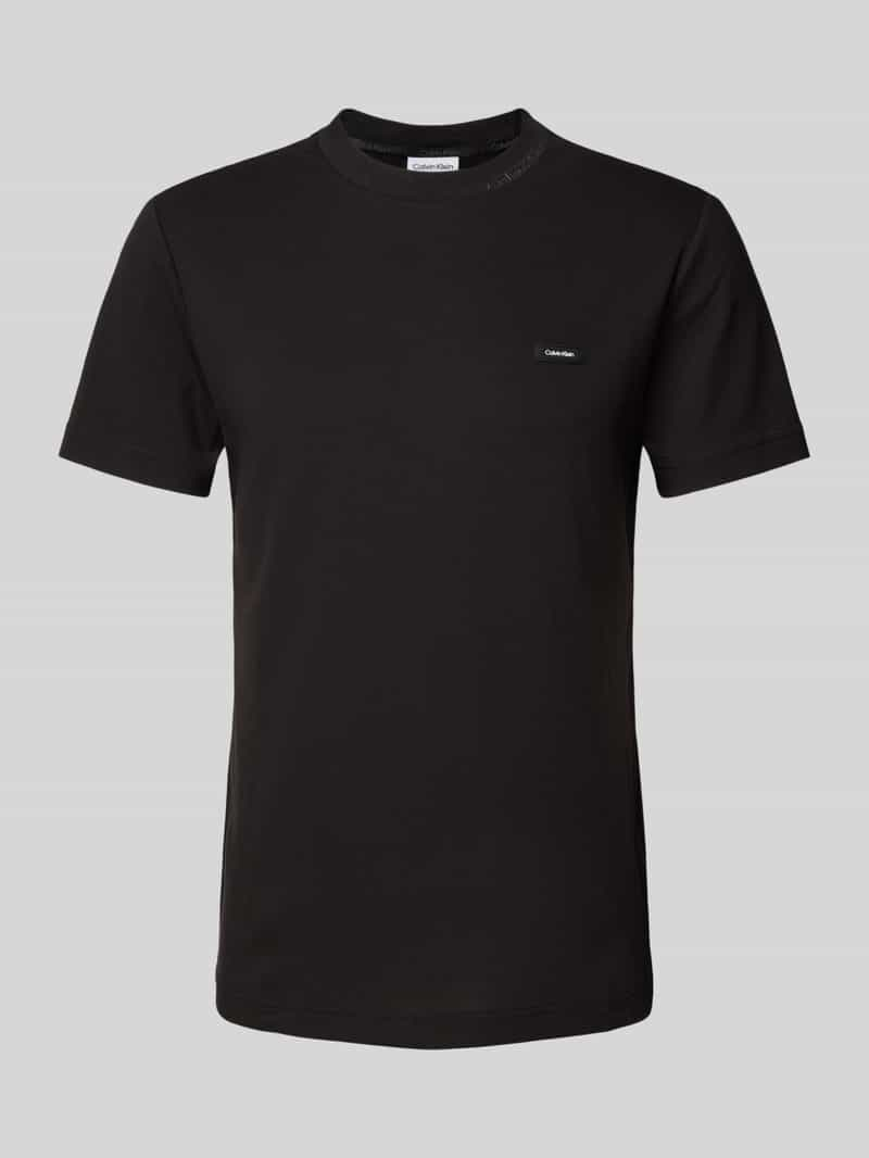 CK Calvin Klein T-shirt met labeldetail