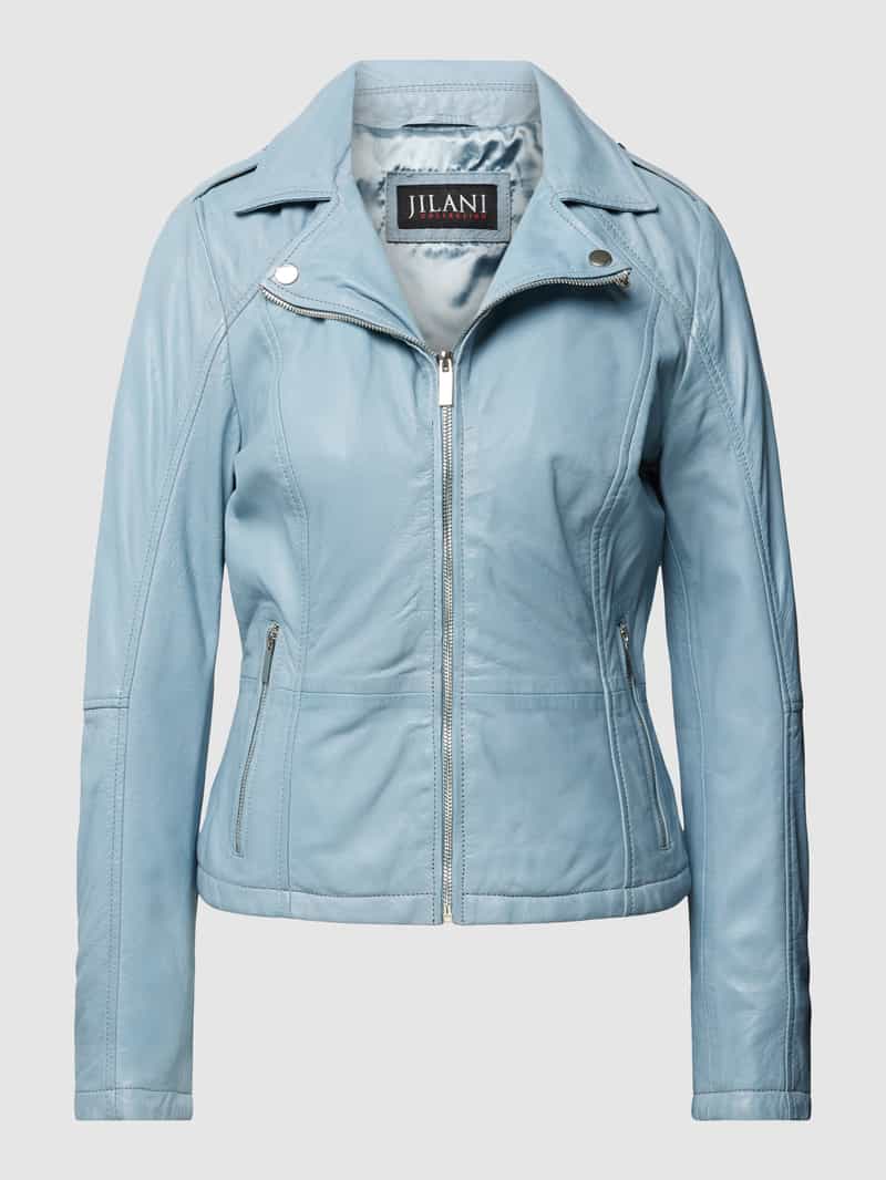 Leren jack met ritszakken Jilani