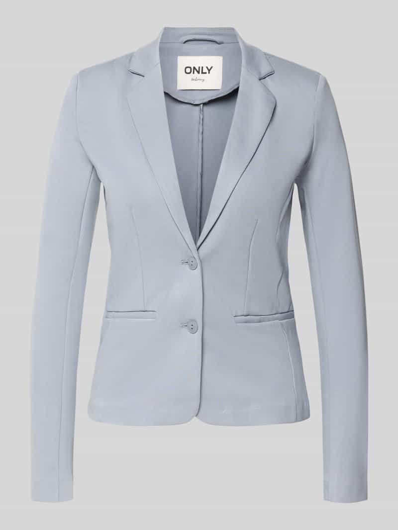 Getailleerd korte blazer van viscosemix Model 'POPTRASH'