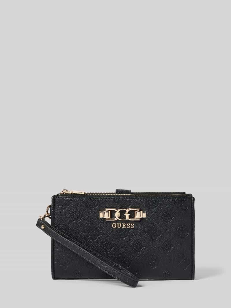 Portemonnee met all-over logodetail model 'Anise'