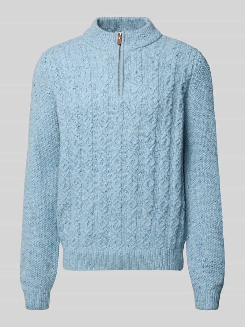FYNCH-HATTON Gebreide pullover met ribboorden