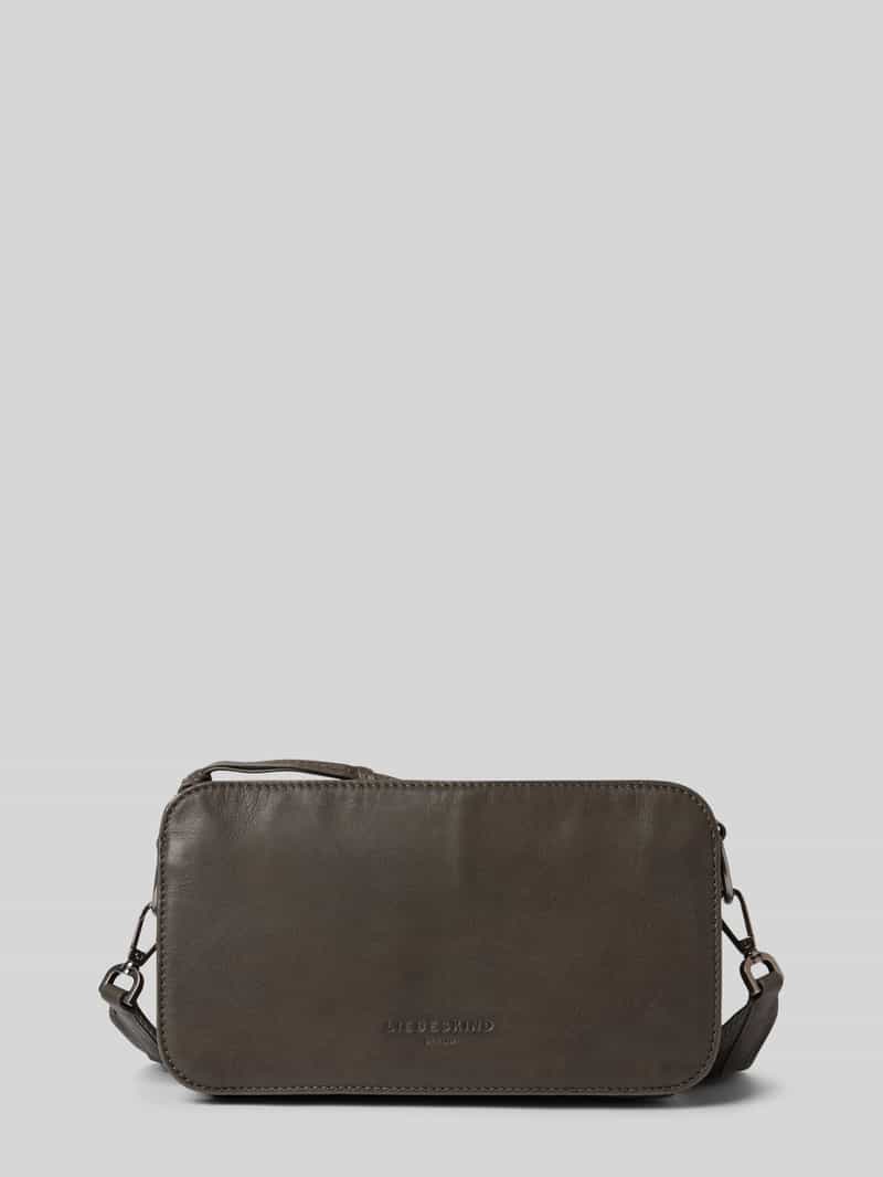 liebeskind berlin Leren handtas met label in reliëf model 'CLARICE'