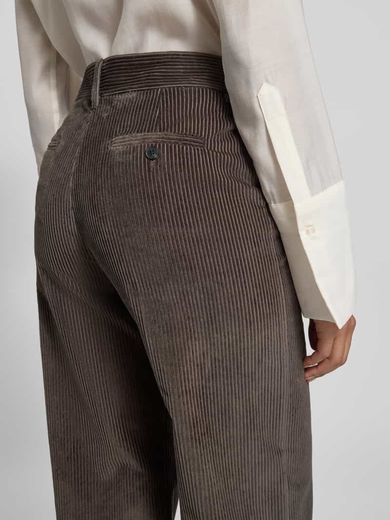 Weekend Max Mara Wide leg corduroy broek van puur katoen model 'TANIA'