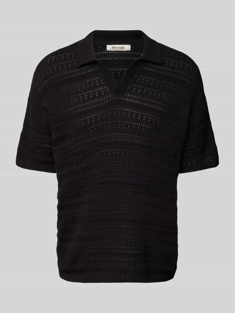Only & Sons Poloshirt met structuurmotief model 'GRAYSON'