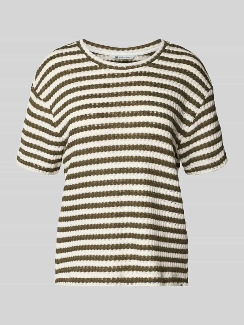 Tom Tailor Denim Regular fit T-shirt van katoenmix