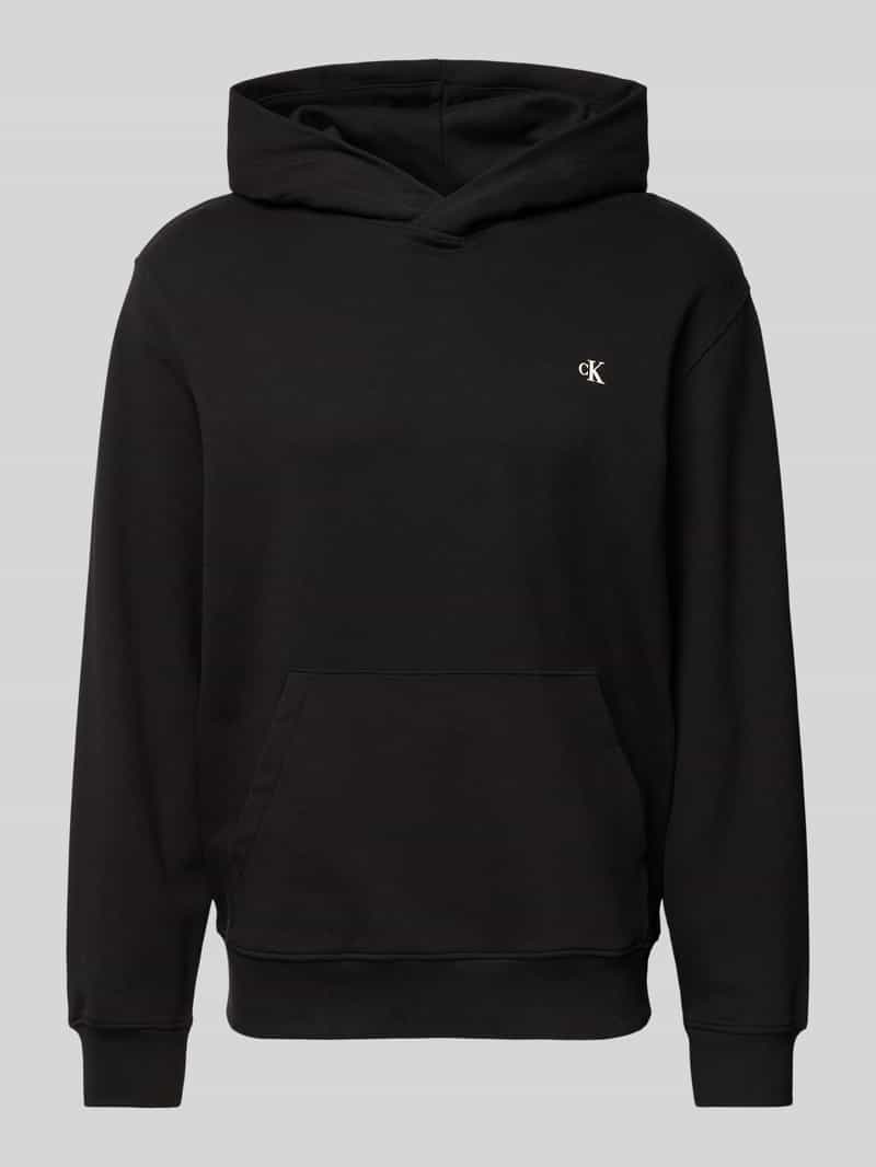 Calvin Klein Jeans Hoodie met logoprint en kangoeroezak