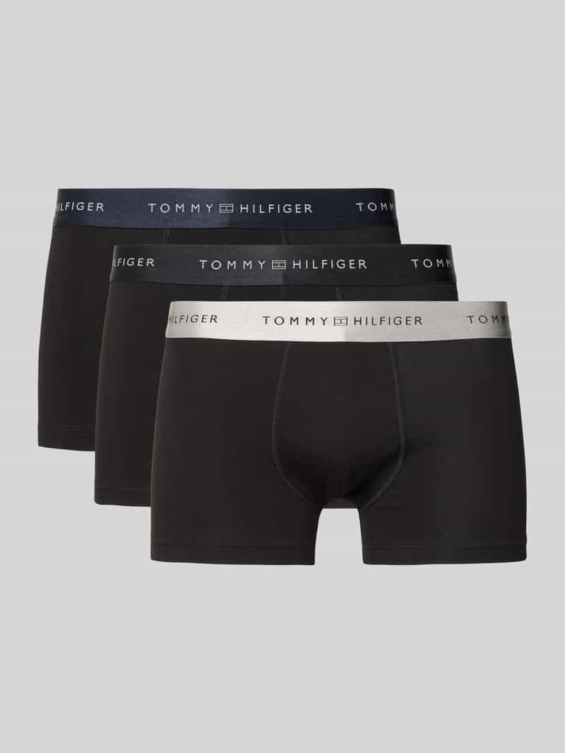 Tommy Hilfiger Regular fit boxershort van katoenmix in een set van 3 stuks