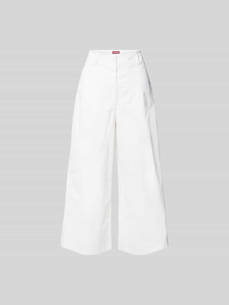 Stoffen broek met steekzakken