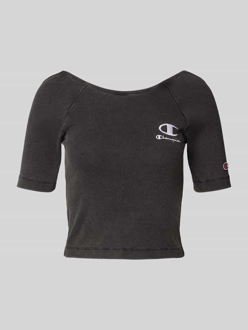 Champion Fitted fit kort shirt met labelstitching