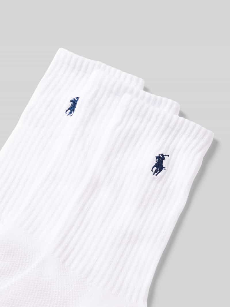 Polo Ralph Lauren Sokken met logostitching in een set van 3 paar