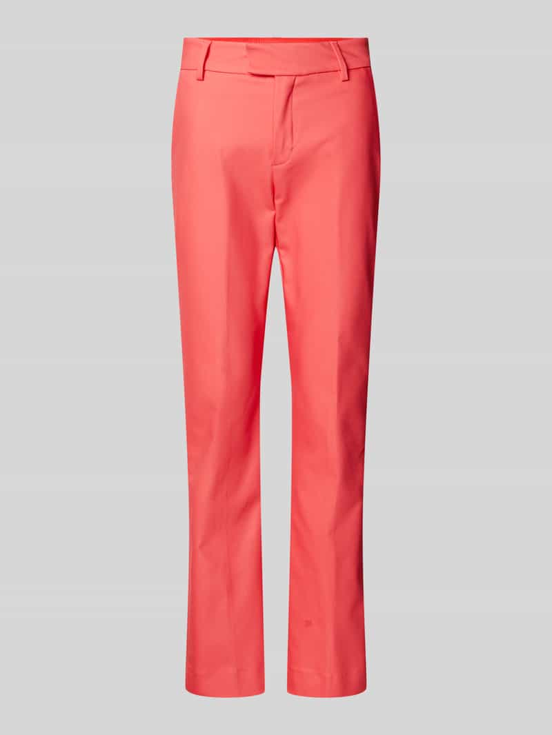 Slim fit stoffen broek met steekzakken, model 'ELLEN'