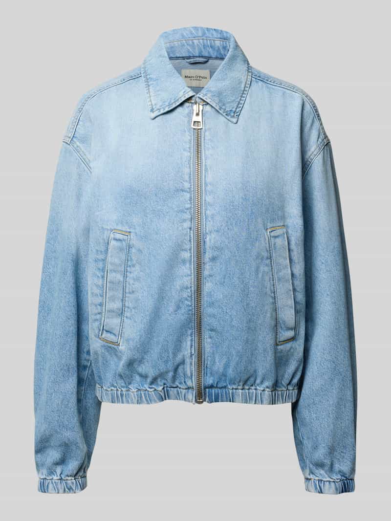 Marc O'Polo Relaxed fit jeansjack van een mix van lyocell en katoen