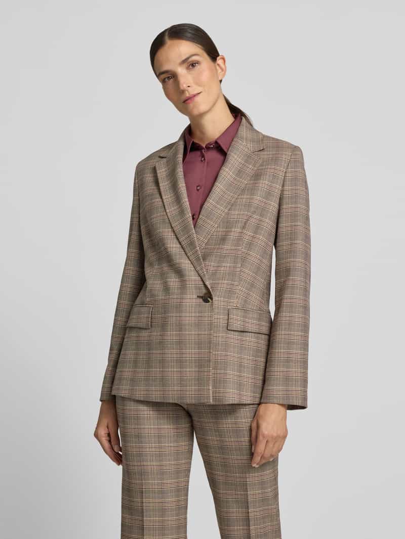 Jake*s Collection Regular fit korte blazer van viscosemix