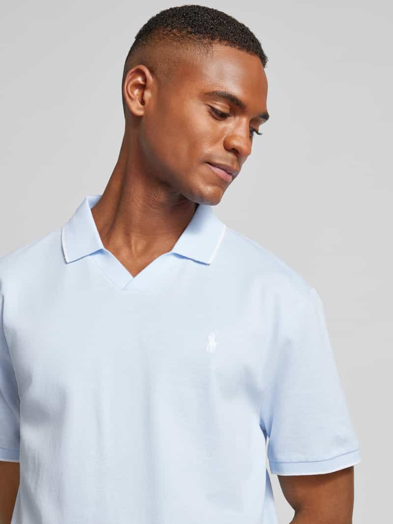 Polo Ralph Lauren Poloshirt met logostitching model 'JOHNNY'