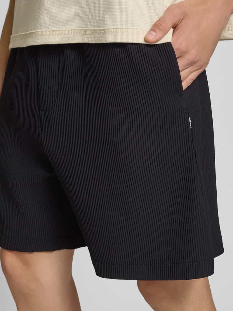 REVIEW Korte broek met elastische band en tunnelkoord
