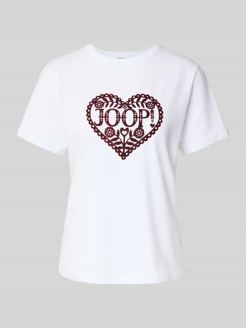 Joop! T-shirt met ronde hals model 'Tita'