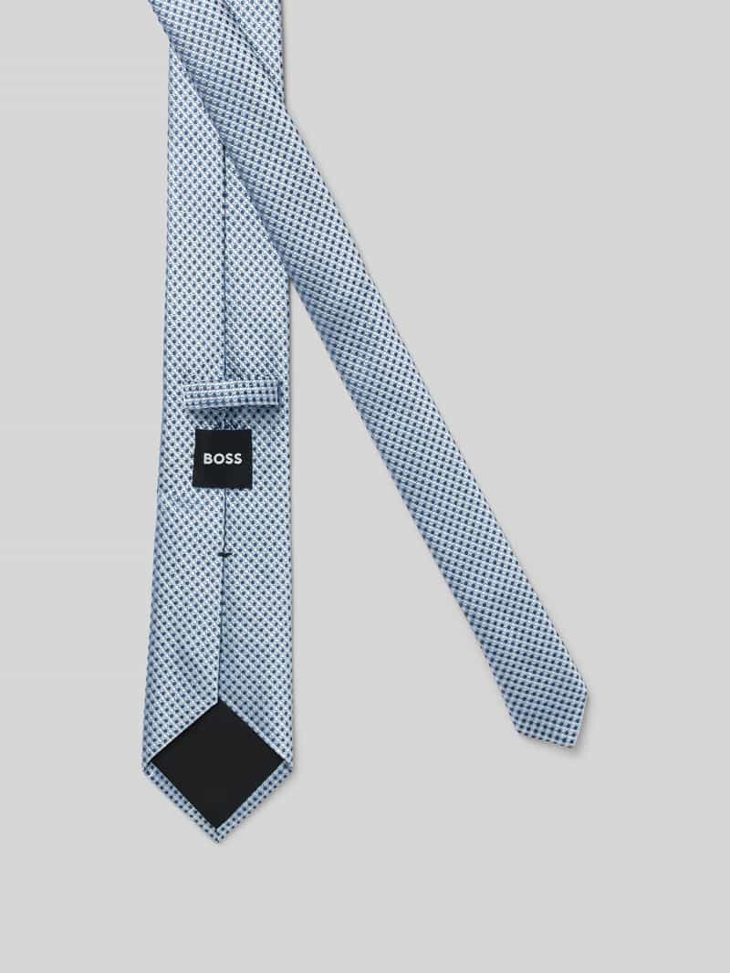 Boss Stropdas van zijdemix (7 5 cm)