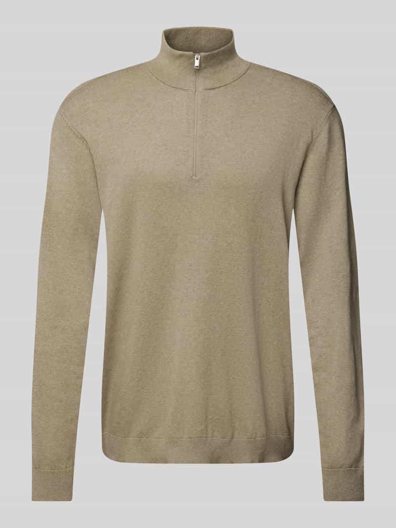 Selected Homme Gebreide pullover met ribboorden model 'BERG'