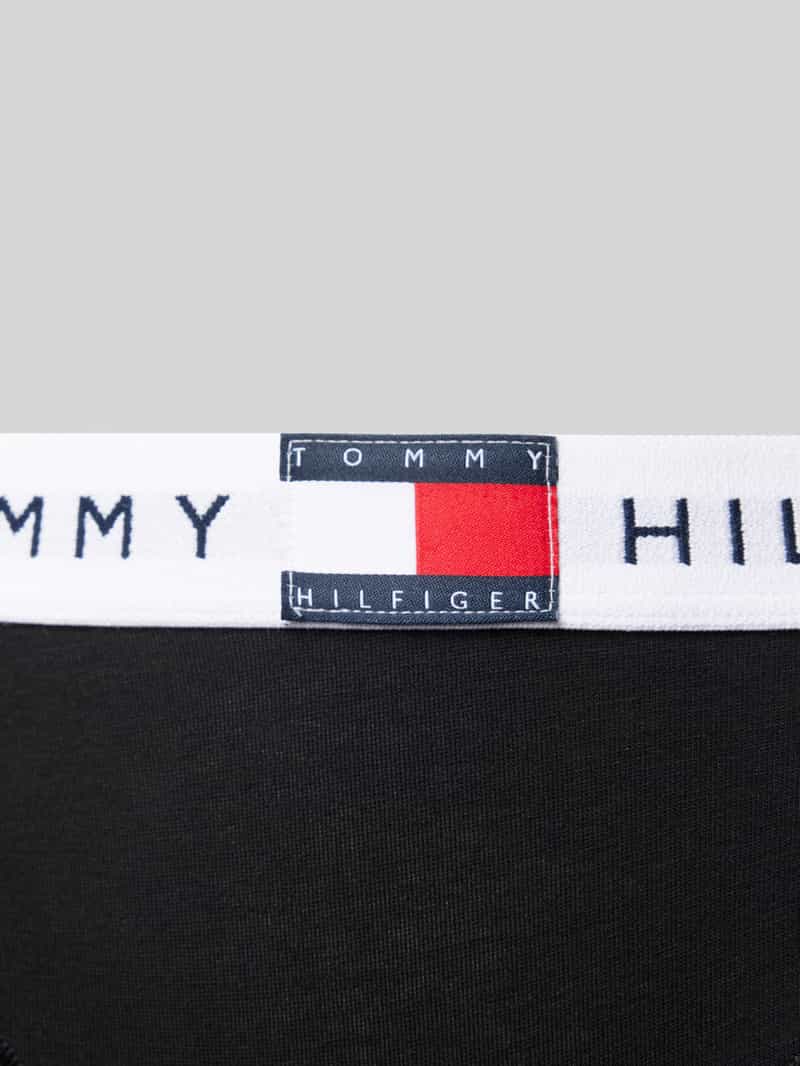 Tommy Hilfiger Bikinibroekje met elastische band met label model 'TH Heritage'