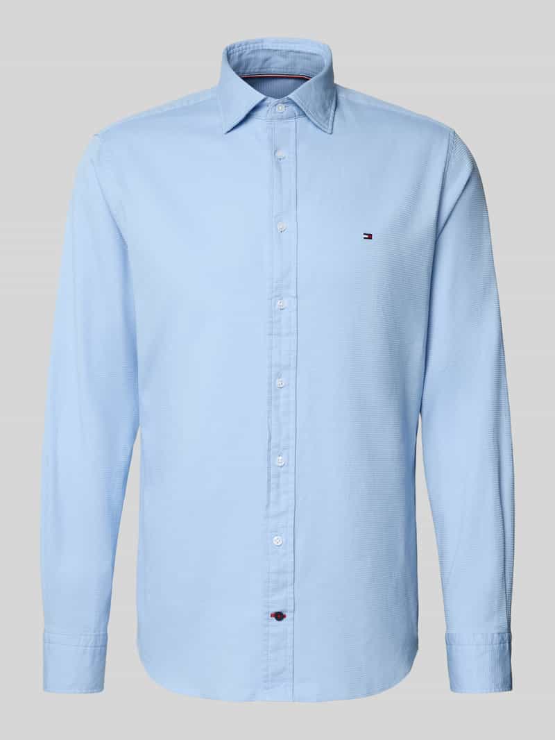 Tommy Hilfiger Regular fit zakelijk overhemd van katoenmix