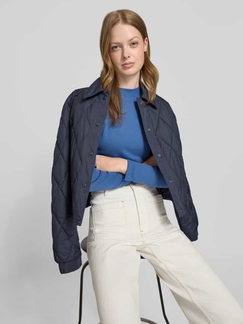 Christian Berg Woman Shirt met lange mouwen en opstaande kraag