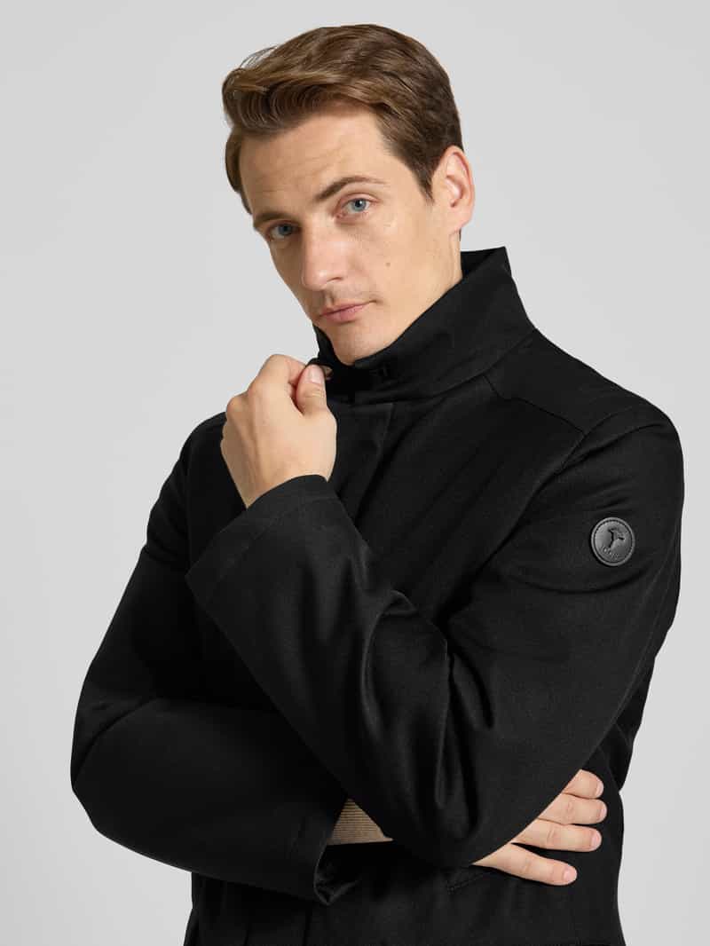JOOP! Collection Lange jas met klepzakken model 'DARRY'